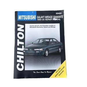 Chilton Repair Manual Book Mitsubishi Galant Mirage Diamante 1990 - 2000 Diagram